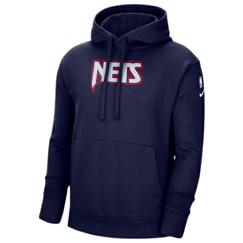 ナイキ メンズ パーカー Nike Nets Essential NBA Pullover Hoodie - Blue/White
