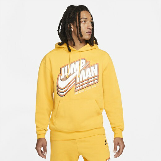 Rakuten - ナイキ メンズ パーカー Nike Jumpman Core Fleece Pullover - Pollen/White