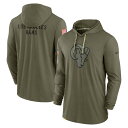 ナイキ メンズ パーカー Los Angeles Rams Nike 2022 Salute to Service Tonal Pullover Hoodie - Olive NFL サルート おしゃれ ブランド