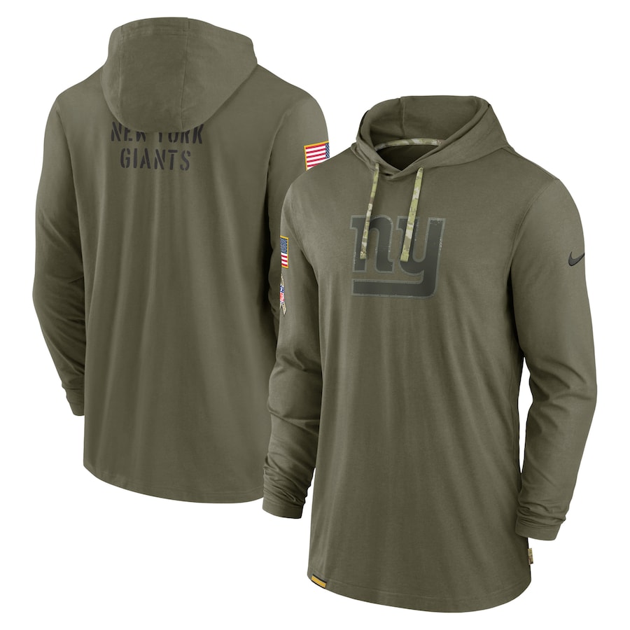 ナイキ メンズ パーカー "New York Giants" Nike 2022 Salute to Service Tonal Pullover Hoodie - Olive NFL サルート おしゃれ ブランド