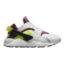 ナイキ メンズ ランニングシューズ エアハラチ Nike Air Huarache - White/Neon Yellow/Magenta 白 ホワイト