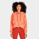 iCL fB[X p[J[ Women's Nike Air Shine Full-Zip Fleece Hoodie - Orange Trance