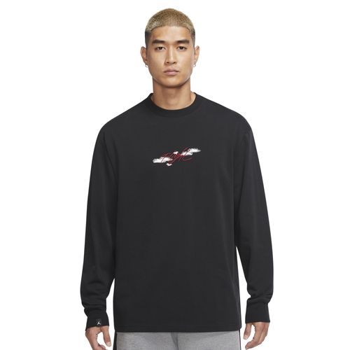 Long-Sleeved - ジョーダン メンズ Tシャツ 長袖 ロンT Jordan Flt Ess 85 Long Sleeve T-Shirt - Black/White
