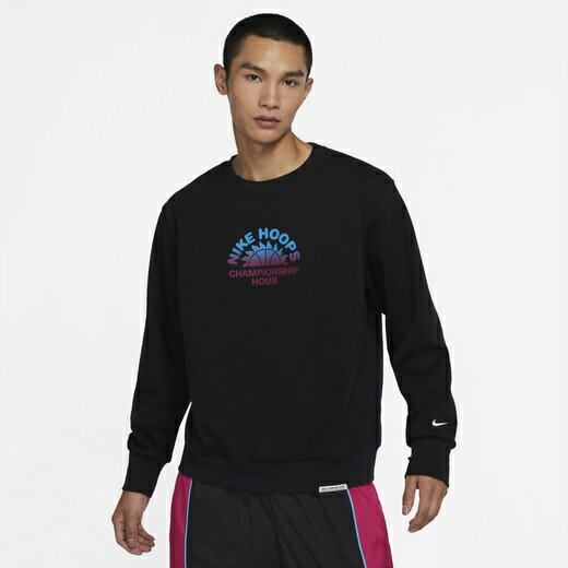 Rakuten - ナイキ メンズ スウェットシャツ Nike Standard Issue Graphic Crew - Black/Pale Ivory