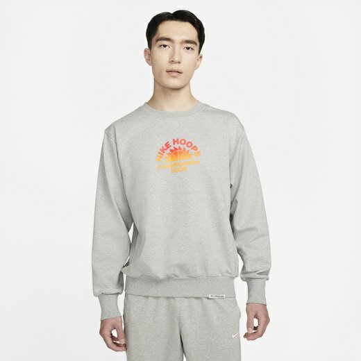 Rakuten - ナイキ メンズ スウェットシャツ Nike Standard Issue Graphic Crew - Dark Grey Heather/Pale Ivory