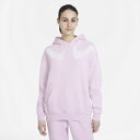 ナイキ レディース パーカー Nike Swoosh Fleece Hoodie - Pink/White ピンク ホワイト ビッグ スウッシュ スウォッシュ ...