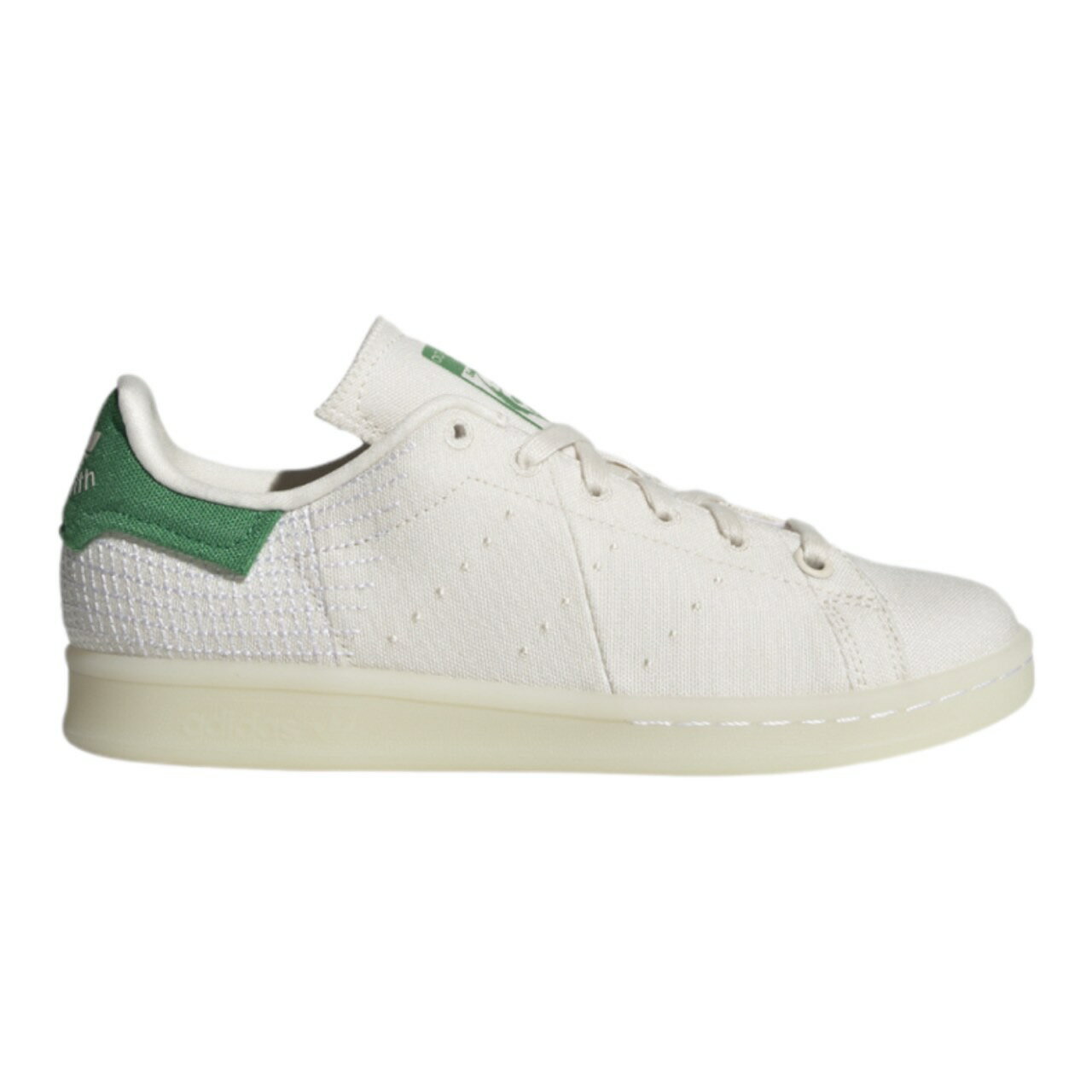 楽天trois　HOMMEアディダス オリジナルス キッズ スニーカー スタンスミス adidas Originals Stan Smith Primeblue GS - White/Green 白 ホワイト グリーン 靴 通学