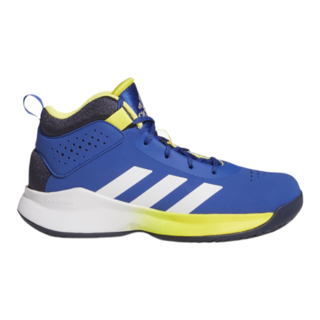 アディダス キッズ バッシュ adidas Cross Em Up 5 GS - Royal/White/Shadow Navy 青 ブルー ミニバス 小学生 ボーイズ バスケットシューズ