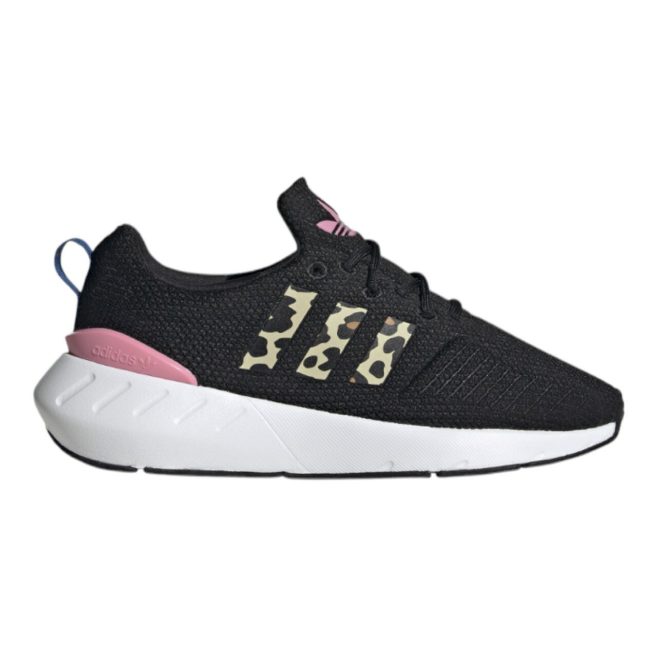 楽天trois　HOMMEアディダス オリジナルス キッズ スニーカー スイフト ラン adidas Originals Swift Run 22 GS - Black/Brown/Pink 黒 ブラック 靴 通学 スウィフト