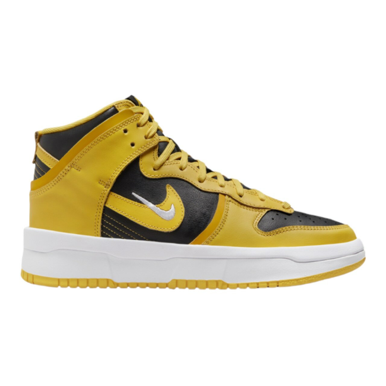 ナイキ レディース スニーカー Nike Dunk High Up - Black/Varsity Maize/University Gold