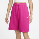 ナイキ レディース ハーフパンツ Nike Collection Fleece Shorts - Pink/White