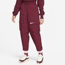 ナイキ レディース ウーブンパンツ Nike Swoosh Woven Mid Rise Pants - Maroon/White