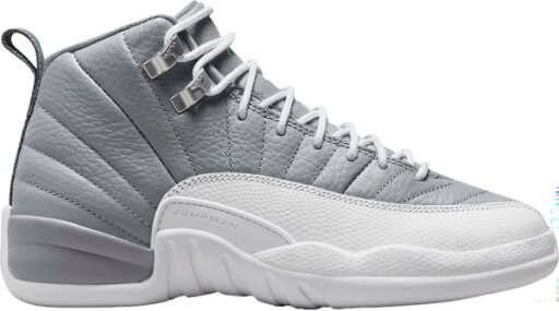 ジョーダン キッズ バッシュ Jordan Kids' GS Jordan 12 Retro - Stealth/White 白 ホワイト バスケットシューズ ミニバス 子供 男の子 女の子 ジョーダン キッズ バッシュ Jordan Kids' GS Jordan 12 Retro - Stealth/White 白 ホワイト バスケットシューズ ミニバス 子供 男の子 女の子