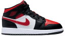 ジョーダン キッズ バッシュ Jordan Kids' GS Air Jordan 1 Mid - Black/Red/White 黒 ブラック バスケットシュ...