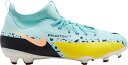 iCL LbY WjA TbJ[ XpCN t@g Nike Kids' Phantom GT2 Academy Dynamic Fit FG Soccer Cleats - Blue/Yellow  u[