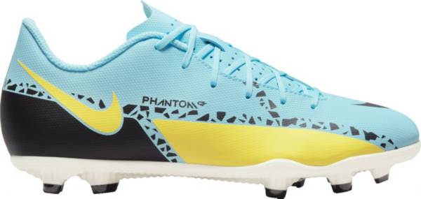 ナイキ キッズ ジュニア サッカー スパイク ファントム Nike Kids 039 Phantom GT2 Club FG Soccer Cleats - Blue/Yellow 青 ブルー