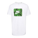 iCL LbY TVc  Nike Tropical Fashion T-Shirt - White/Green