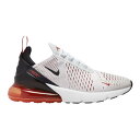 ナイキ レディース スニーカー エアマックス270 Nike Air Max 270 - White/Black/Mantra Orange 白 ホワイト ウィ...