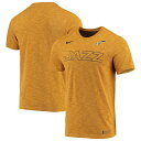 iCL Y TVc Utah Jazz Nike Essential Facility Performance T-Shirt  Heathered Gold