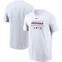 iCL Y TVc Los Angeles Angels Nike Authentic Collection Team Performance T-Shirt  White