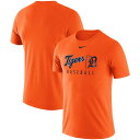 iCL Y Detroit Tigers Nike MLB Practice T-Shirt TVc  Orange