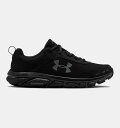 アンダーアーマー メンズ Under Armour Charged Assert 8 Shoes ランニングシューズ Black / Black