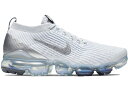 ナイキ レディース ヴェイパーマックス3 Nike Air Vapormax Flyknit 3 ランニングシューズ White/Metallic Silver...