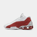 ナイキ メンズ バッシュ NIKE SHOX BB4 BASKETBALL SHOES バスケ White/Metallic Silver/Varsity Red