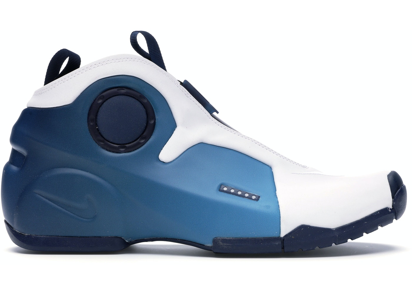 ナイキ メンズ フライトポジット Nike Air Flightposite 2 バッシュ White/Midnight Navy/Blue Gaze