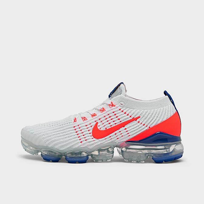 ナイキ レディース ヴェイパーマックス3 Nike Air Vapormax Flyknit 3 ランニングシューズ White/Flash Crimson/Blue