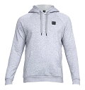 A_[A[}[ Y Under Armour Rival Fleece Hoodie p[J[ t[fB[ Steel Light Heather / Black