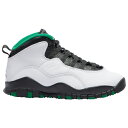 ジョーダン キッズ/レディース レトロ10 Jordan Retro 10 GS "Seattle" バッシュ White/Black/Pine Green