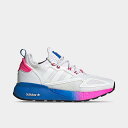 アディダス オリジナルス レディース adidas Originals ZX 2K Boost ランニングシューズ White/Shock Pink