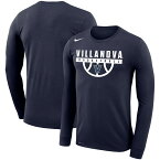 ナイキ メンズ ロンT "Villanova Wildcats" ビラノバ大学 Nike Basketball Drop Legend Long Sleeve Performance T-Shirt Tシャツ 長袖 Navy