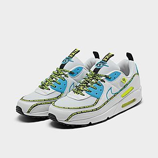 ナイキ メンズ エアマックス90 Nike Air Max 90 SE Worldwide スニーカー White/Blue Fury/Black/Volt