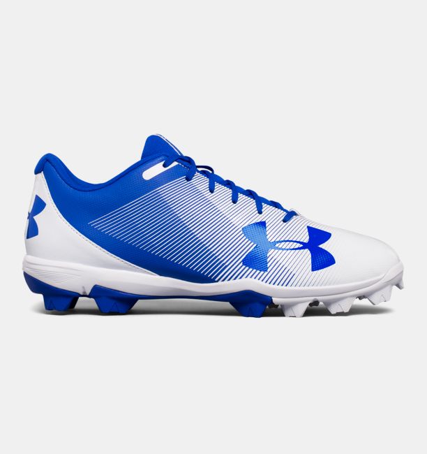 アンダーアーマー メンズ ベースボールシューズ Under Armour Leadoff Low RM Baseball Shoes 野球 スパイク Team Royal/White オリジナルBOXなし