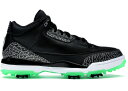 W[_ Y 29.5cm StV[Y Jordan 3 Retro Golf - Black Green Glow