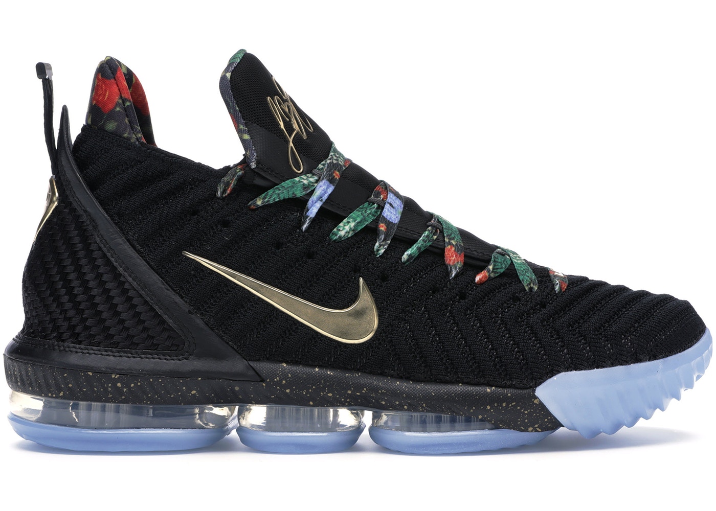 ナイキ メンズ レブロン16 Nike Lebron 16 "Watch the Throne" バッシュ BLACK/METALLIC GOLD-ROSE FROST