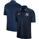 iCL Y |Vc New York Yankees Nike Game Stripe Raglan Sleeve Polo  St Navy