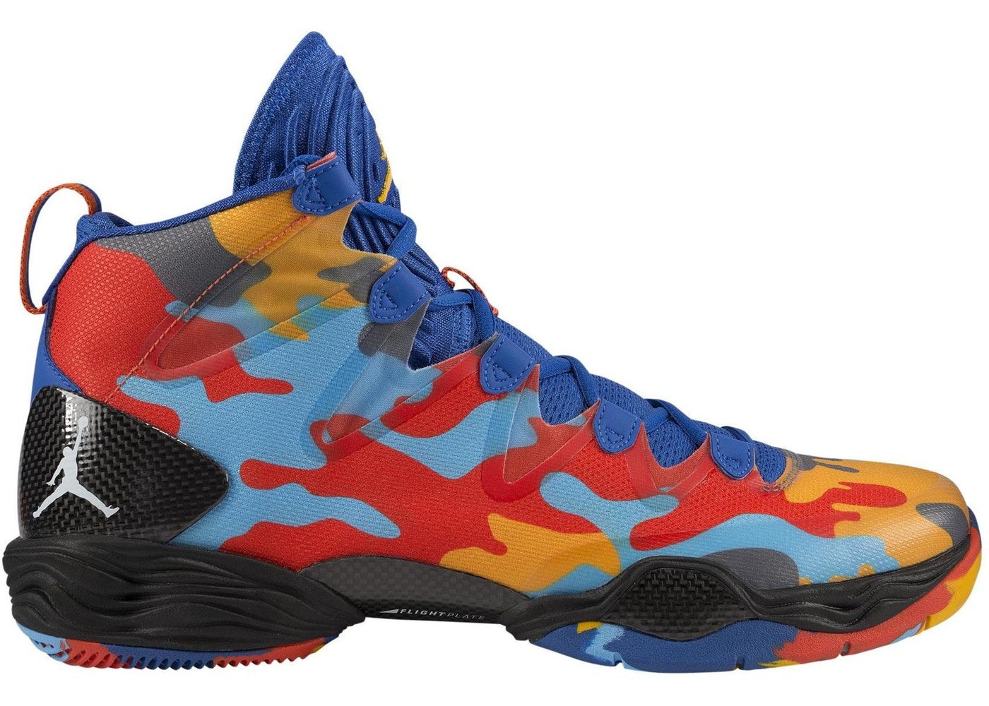 ジョーダン メンズ 28 Jordan XX8 SE "OKC Camo" バッシュ ROYAL/WHITE-TEAM ORANGE-UNIVERSITY BLUE