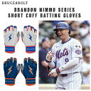 ブルースボルト バッティンググローブ ニモモデル ショート 野球 バッティング手袋 両手用 メンズ 一般 高校野球 スポーツ Baseball gloves 左...