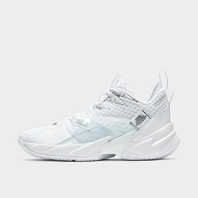 ジョーダン メンズ ホワイノット ゼロ3 Jordan Why Not Zer0.3 バッシュ White/Metallic Silver/White/Black