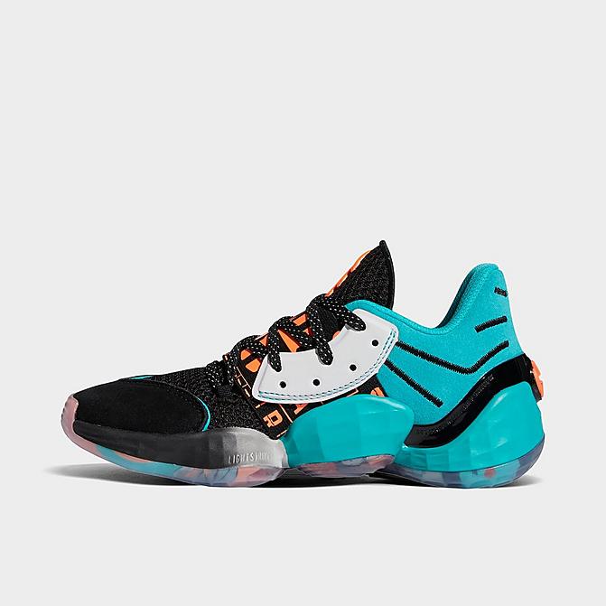 アディダス キッズ ハーデン4 adidas Harden Vol. 4 GS バッシュ Black/Signal Coral/Aqua