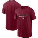 ナイキ メンズ Tシャツ Arizona Diamondbacks Nike Authentic Collection Team Performance T-Shirt 半袖 Red