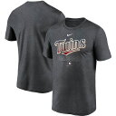 ナイキ メンズ Tシャツ Minnesota Twins Nike Authentic Collection Legend Performance T-Shirt 半袖 Charcoal(4)