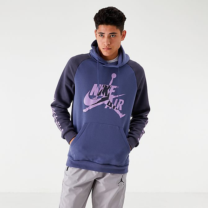 ジョーダン メンズ Jordan Mashup Jumpman Classics Fleece Hoodie パーカー Purple