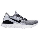 ナイキ メンズ エピック リアクト Nike Epic React Flyknit 2 ランニングシューズ White/Black