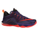 Nike LeBron XII 12 Low メンズ Court Purple/Cave Purple/Laser Orange ナイキ バッシュ レブロンジェ...