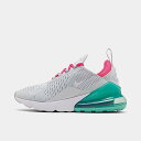 ナイキ レディース エアマックス270 Nike Air Max 270 スニーカー Pure Platinum/White/Pink Blast