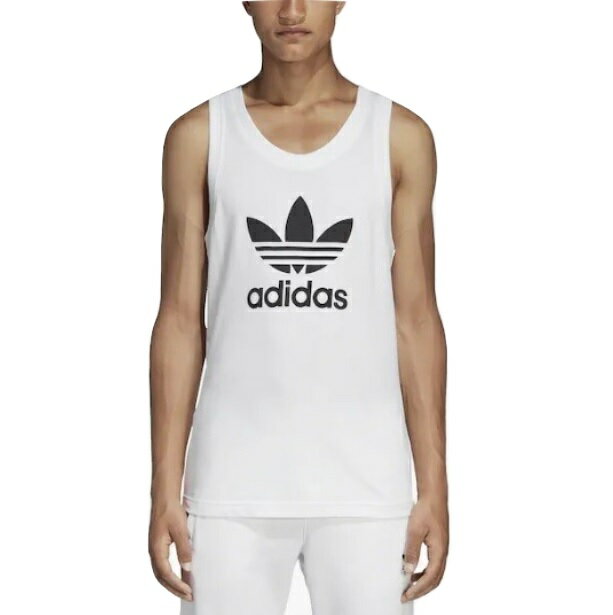 アディダス タンクトップ  メンズ アディダス オリジナルス メンズ adidas Originals Trefoil Tank タンクトップ White/Black